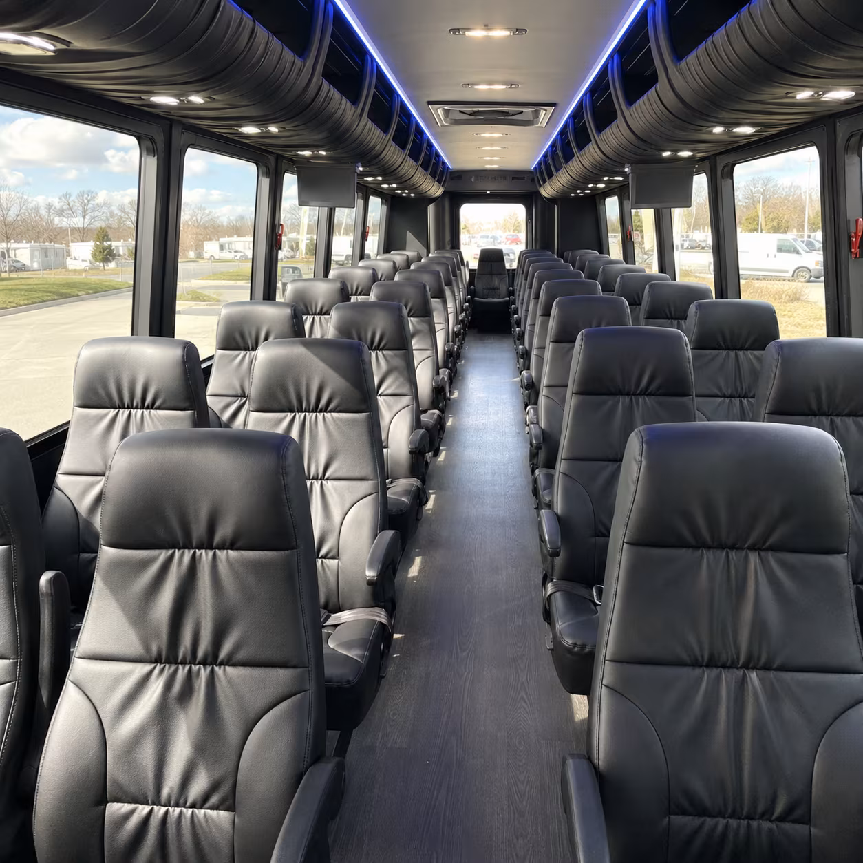 shuttle buses for tampa wedding guests between hotels and venues