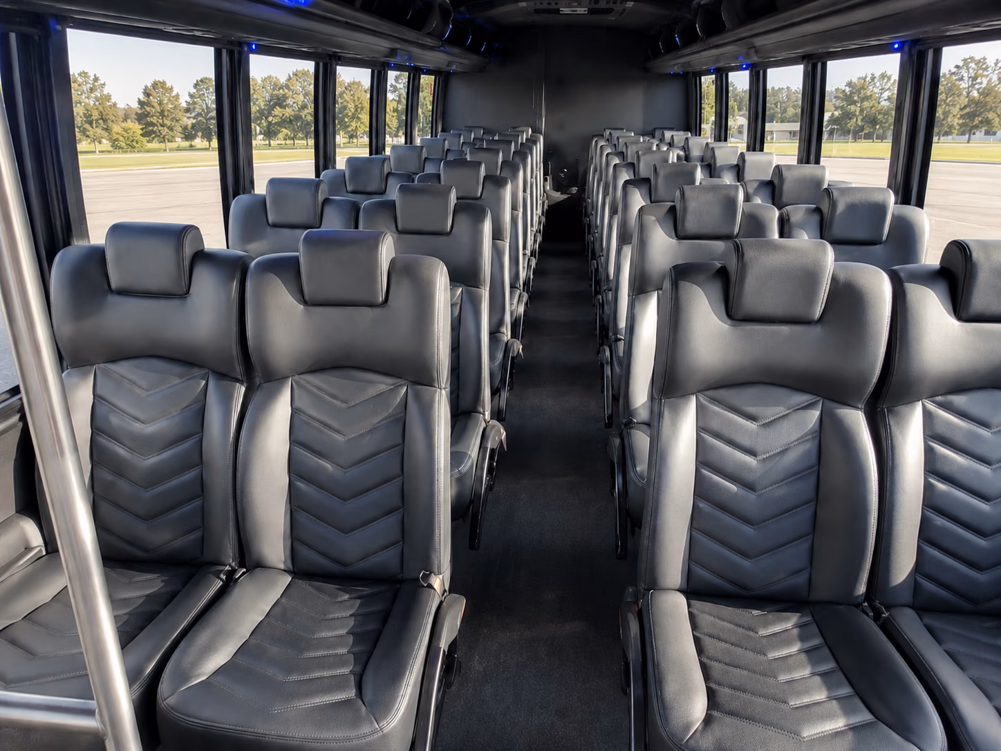tampa 18 passenger minibus interior