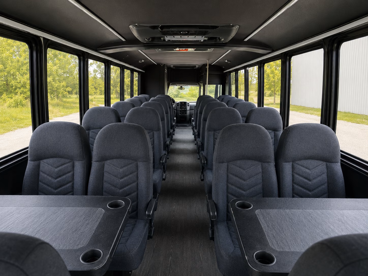 tampa 20 passenger minibus inside