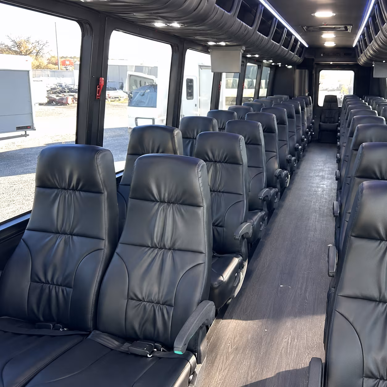 tampa 25 passenger minibus inside