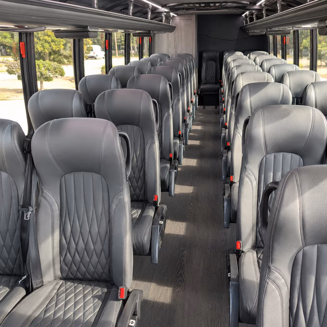tampa 35 passenger minibus inside
