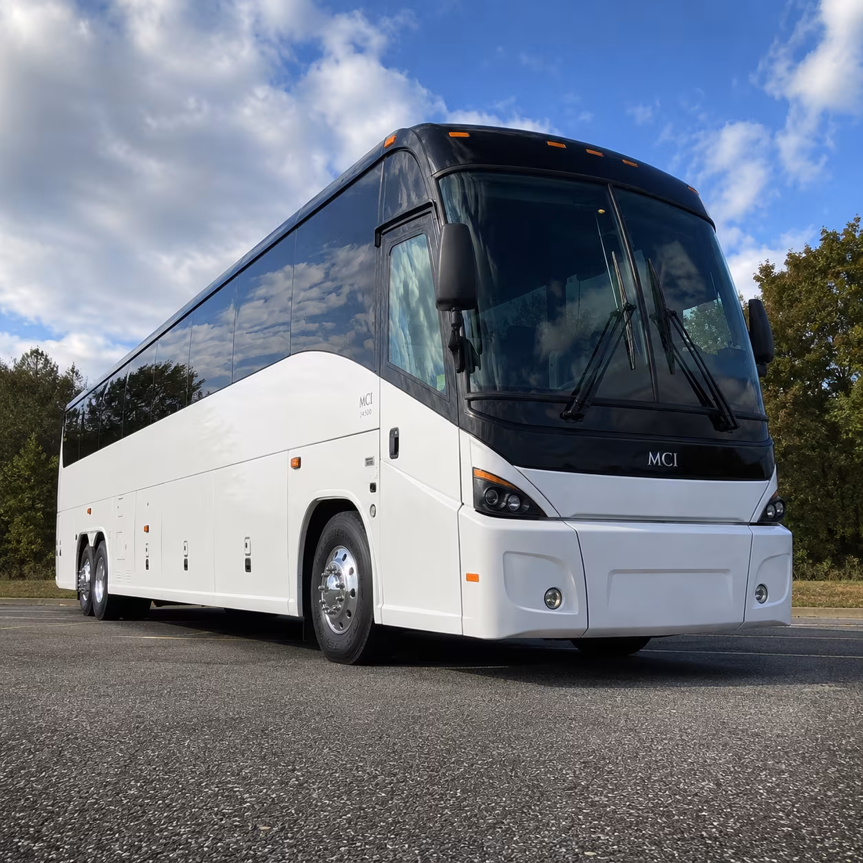 tampa 56 passenger charter bus